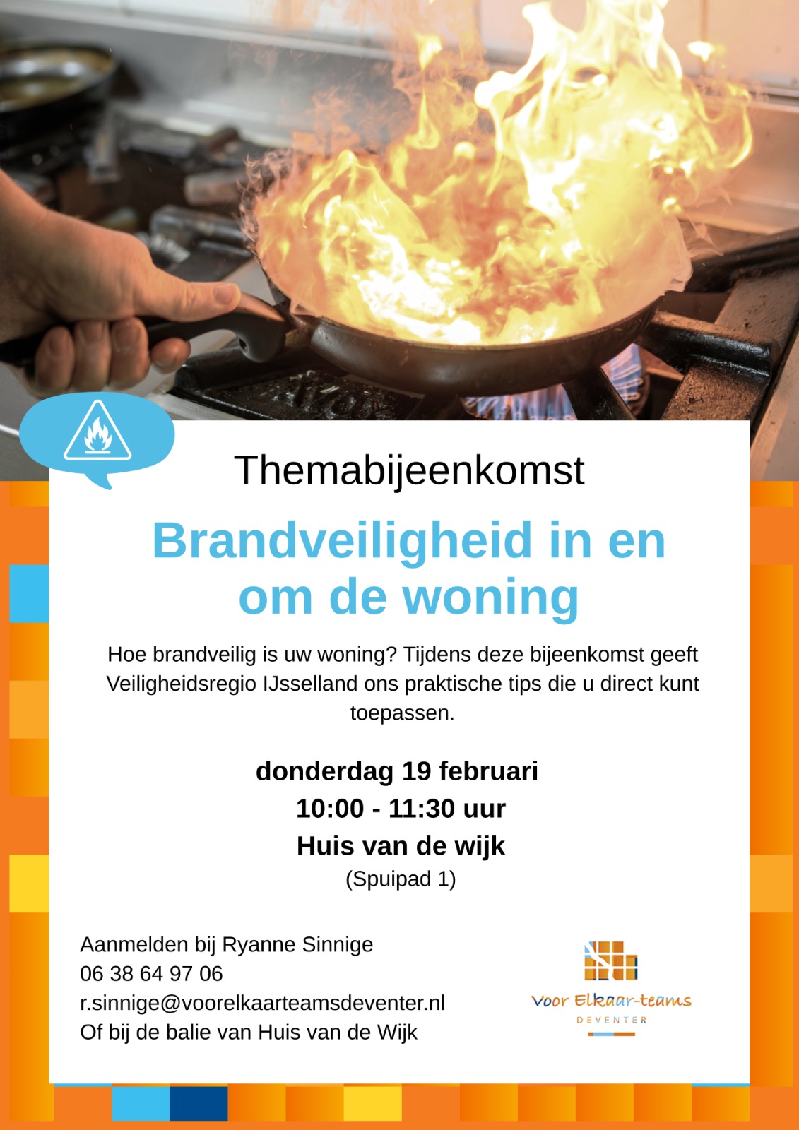 Brandveiligheid in en om de woning